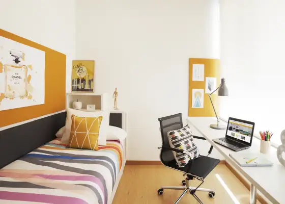Habitación en piso compartido en alquiler en Ensanche-Zabalgunea, todos los gastos incluidos en Pamplona